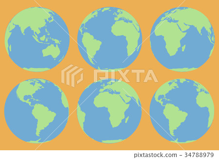 Earth globes Earth globes 34788979