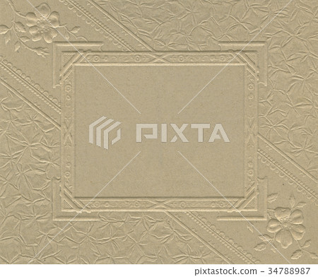 Old ornate cardboard 34788987