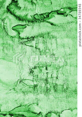 Abstract green watercolor on paper texture Abstract green watercolor on paper texture 34789348