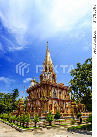 Wat Chalong is the most important temple of Phuket Wat Chalong is the most important temple of Phuket 34789565