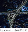 interchange on Moscow Ring Road (MKAD) 34789638
