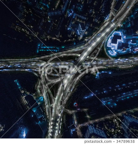 interchange on Moscow Ring Road (MKAD) interchange on Moscow Ring Road (MKAD) 34789638