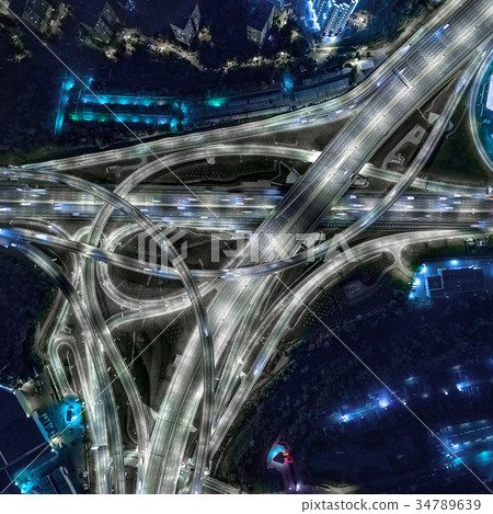 interchange on Moscow Ring Road (MKAD) interchange on Moscow Ring Road (MKAD) 34789639