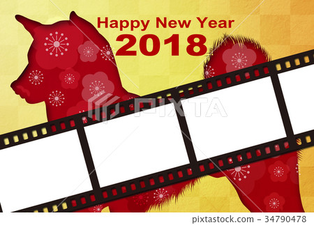 New Year cards 2018 34790478