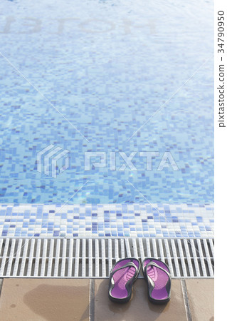 Swimming pool summer vacation 34790950