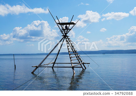 [石川縣/旅遊勝地]寶來候車塔（日本最古老的垂釣方法） 34792088