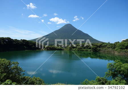 Kaimondake and Lake Ikeda Nature Landscape Travel Travel Ibusuki South Kyushu 34792102