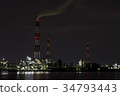 工廠夜景 34793443