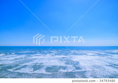 Aerial photograph of Kujukuri coast Aerial photograph of Kujukuri coast 34793480