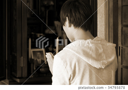 Buddhist altar Buddhist altar 34793878