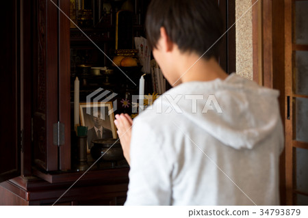 Buddhist altar Buddhist altar 34793879