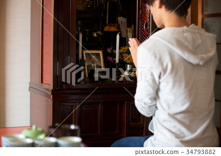 Buddhist altar 34793882