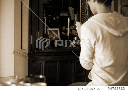 Buddhist altar 34793883