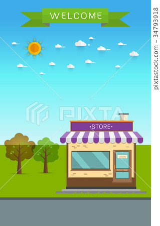 Flat Vector Detailed Shop 34793918