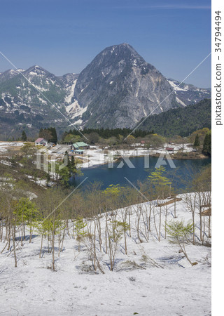 High landing pond of thawing High landing pond of thawing 34794494