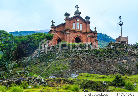 Former Nobe Church Nozaki Island Kojima Islands Goto Islands Undercover Kirishitan 34794505