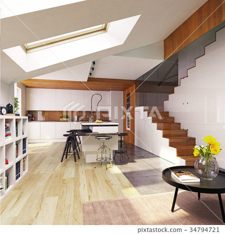 modern kitchen interior modern kitchen interior 34794721