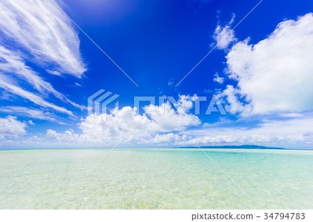 竹富島康多海灘 34794783