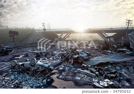 Apocalyptic landscape 34795032