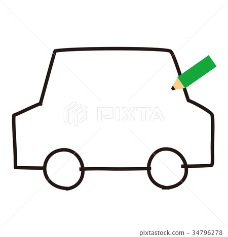 Pencil car text box Pencil car text box 34796278
