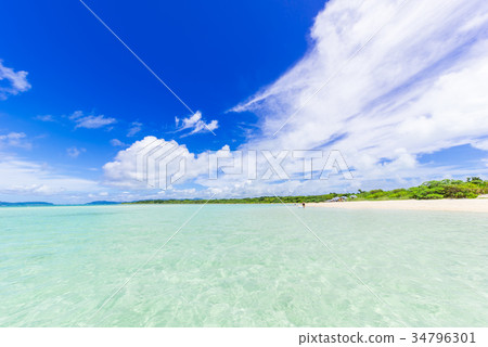 竹富島康多海灘 34796301