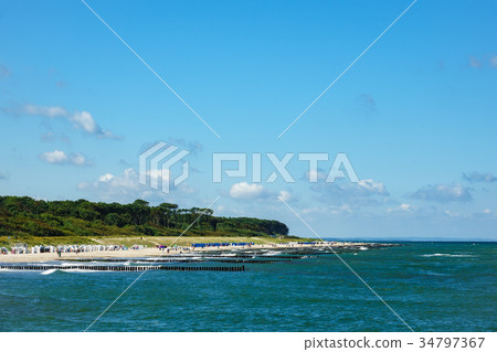 Beach on shore of the Baltic Sea 34797367