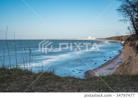 Stones on shore of the Baltic Sea 34797477