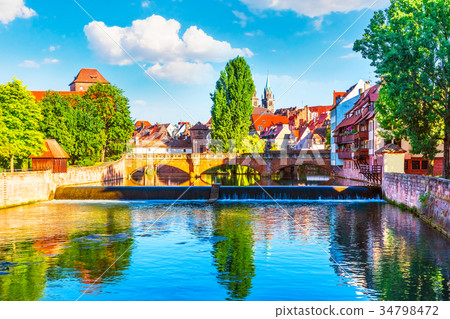 Old Town in Nuremberg, Germany 34798472