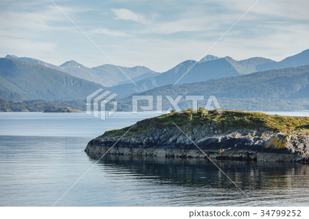 Beautiful view on norwegian fjords Beautiful view on norwegian fjords 34799252