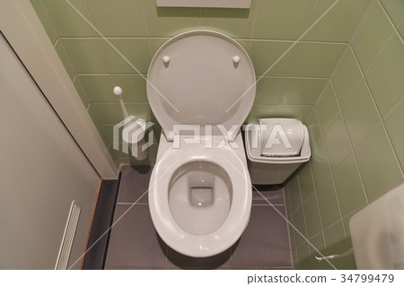 Toilet seat open 34799479