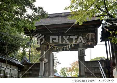 Kamo Shinto shrine 4 foot gate Mizu Kamo Shinto shrine 4 foot gate Mizu 34799672