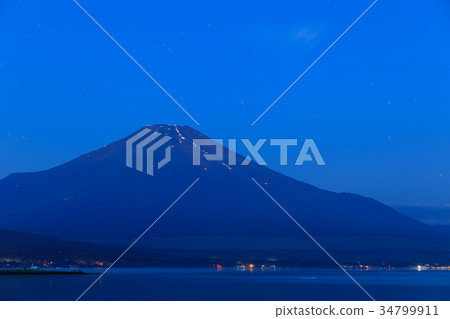山梨_山中湖在黎明 山梨_山中湖在黎明 34799911