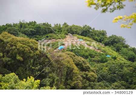 Left capital letter mountain 34800129