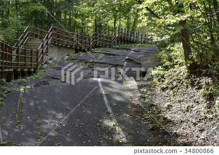 Trace of landslide 34800866