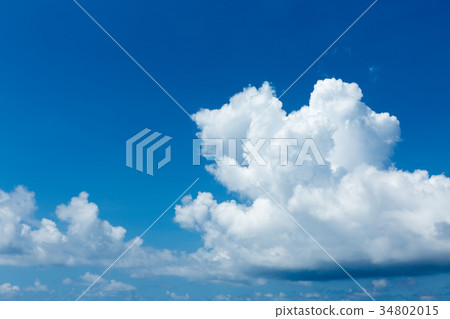天藍色的天空雲 34802015