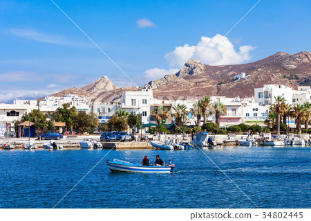 Port in Naxos, Greece Port in Naxos, Greece 34802445