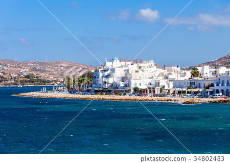 Paros island aerial view 34802483