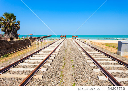 Talaimannar railroad, Sri Lanka Talaimannar railroad, Sri Lanka 34802730