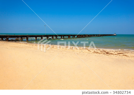 Talaimannar pier, Sri Lanka Talaimannar pier, Sri Lanka 34802734