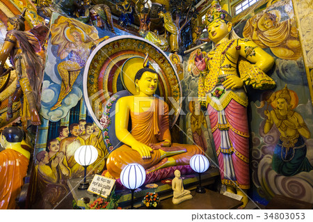 Gangaramaya Temple in Colombo 34803053