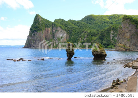 惠比壽岩和Daikokuiwa Yoichicho Shiraiwacho 惠比壽岩和Daikokuiwa Yoichicho Shiraiwacho 34803595