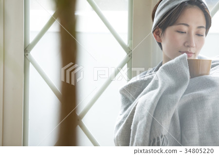 婦女生活方式放鬆 34805220