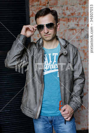 Handsome man in loft Handsome man in loft 34807053