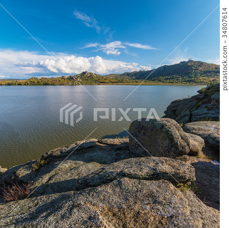 Beauty view on Kolyvan lake 34807614