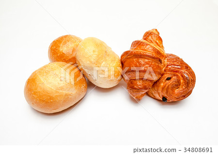 hard roll and croissant 34808691