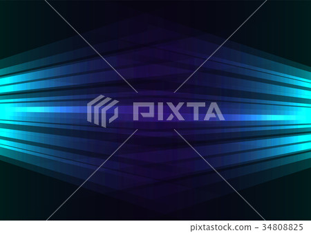 blue side spotlight abstract background - Stock Illustration [34808825 ...