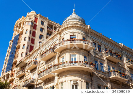 Nizami Street in Baku Nizami Street in Baku 34809089