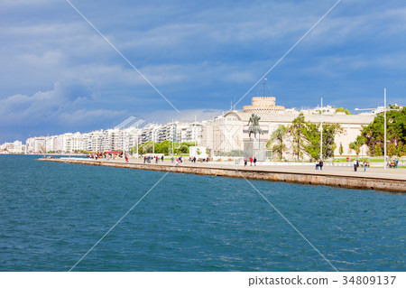 Thessaloniki seafront, Greece 34809137