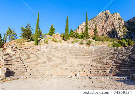 Delphi ancient sanctuary, Greece 34809184