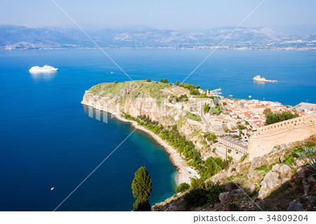 Nafplio aerial view, Greece Nafplio aerial view, Greece 34809204